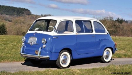 Смешная и крохотная машина Fiat Multipla из шестидесятых - «Новостной Автоблогер»