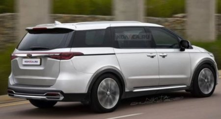 В Сеть попали новые рендеры грядущего минивэна KIA Carnival/Sedona - «Новостной Автоблогер»