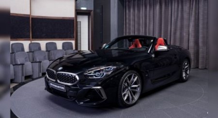 BMW Z4 M40i с металлической краской Sapphire Black и салоном Magma Red - «Новостной Автоблогер»