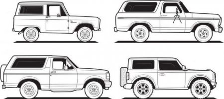 Cравниваем Ford Bronco 2021 года с его предком из 60-х - «Новостной Автоблогер»
