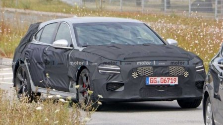 Genesis G70 Wagon впервые появился на шпионских снимках - «Новостной Автоблогер»