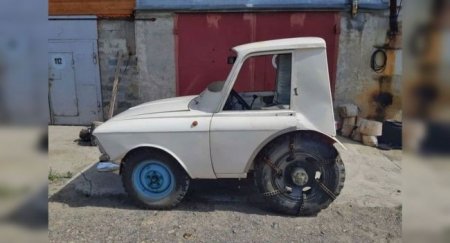 Из «Москвича-412» сделали самодельный трактор - «Новостной Автоблогер»