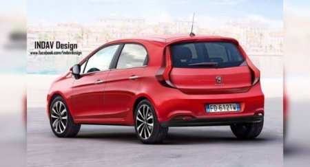 Новое поколение Fiat Punto представили на рендерах - «Новостной Автоблогер»