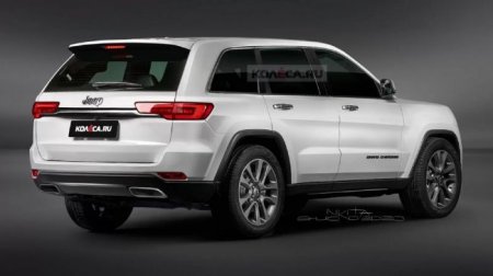 Появились первые рендеры нового Jeep Grand Cherokee - «Новостной Автоблогер»