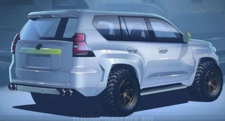 Российские тюнеры готовят внедорожный обвес для Toyota Land Cruiser Prado - «Новостной Автоблогер»