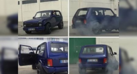 Тюнингованную LADA 4×4, с мотором от BMW М3 Е46, показал португальский блогер - «Новостной Автоблогер»
