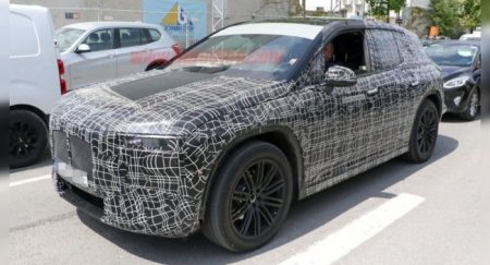 BMW iNext заметили с минимальным камуфляжем - «Новостной Автоблогер»