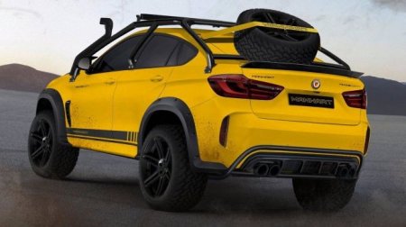 BMW X6 M в тюнинг-ателье Manhart превратили в настоящий вездеход с 888 л.с - «Новостной Автоблогер»