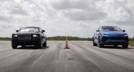 Lamborghini Urus победил Rolls-Royce Wraith в дрэг-заезде - «Новостной Автоблогер»