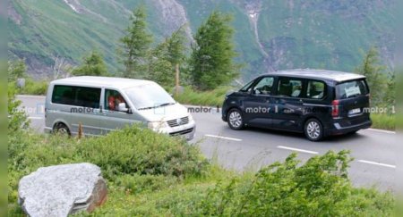 Новый Volkswagen Transporter заметили почти без камуфляжа - «Новостной Автоблогер»