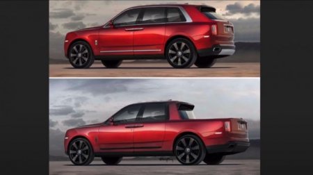Представили пикап на базе Rolls-Royce Cullinan - «Новостной Автоблогер»