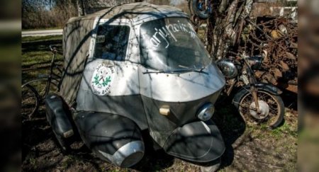 Советский мотороллер превратили в мотоколяску - «Новостной Автоблогер»