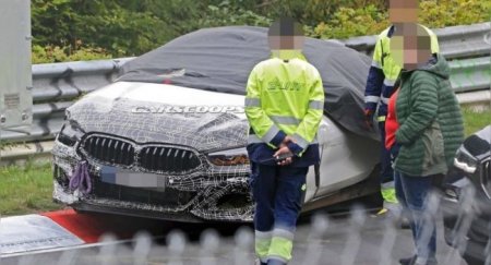 «Среднемоторный» BMW M8 разбили на Нюрбургринге - «Новостной Автоблогер»