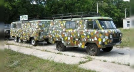 Теперь «Буханка» еще и прицеп-баня - «Новостной Автоблогер»