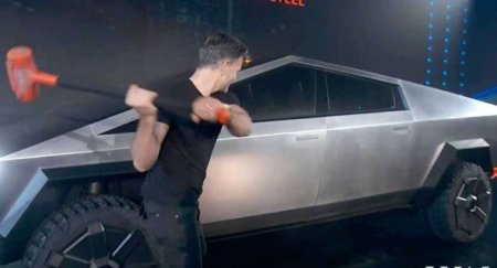 Tesla Cybertruck проверили пулями, ножом и молотом - «Новостной Автоблогер»