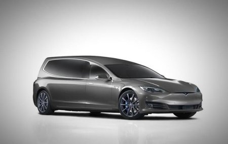 Tesla Model S превратили в катафалк - «Новостной Автоблогер»