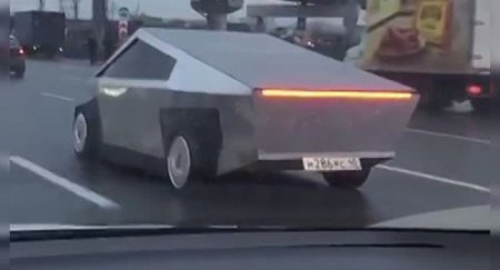 Умелец из Полтавы воссоздал кибертрак Tesla - «Новостной Автоблогер»