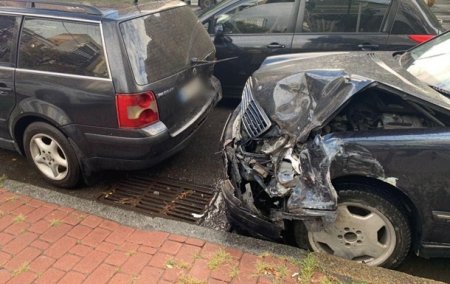 В Киеве водитель разбил пять авто, убегая от копов - «ДТП»