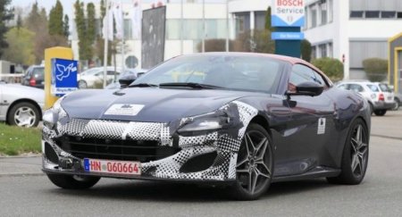 Ferrari Portofino примерил камуфляж - «Новостной Автоблогер»