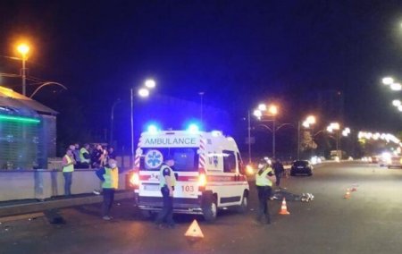 Появилось видео момента смертельного ДТП в Киеве - «ДТП»