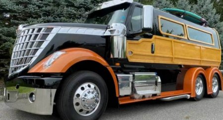 International Lonestar «Woody»: дом американской мечты из тягача - «Новостной Автоблогер»