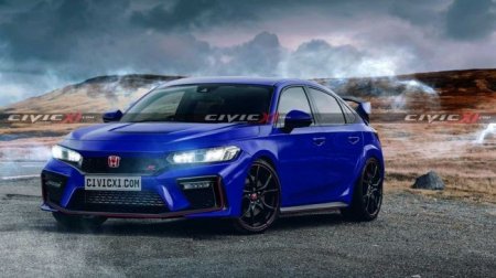Новый Honda Civic Type R появился на снимках после утечки патентных изображений - «Новостной Автоблогер»