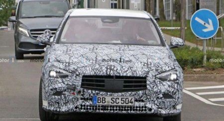 Прототип обновленного Mercedes-Benz C-Class замечен на дорогах - «Новостной Автоблогер»