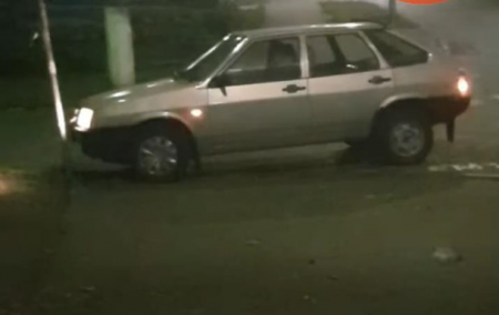 В Киеве водитель трижды врезался в дорожный знак - «ДТП»