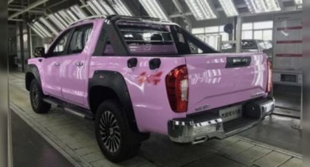 Китайский Foton запустил производство копии пикапа Ford F-150 в розовом цвете - «Новостной Автоблогер»