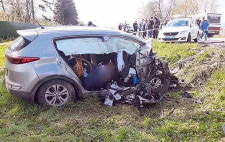 На Прикарпатье в ДТП с автобусом погибли два человека - «ДТП»