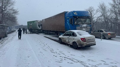 Двое пострадавших в тяжёлом состоянии: что известно о ДТП на трассе М-4 «Дон» - «ГИБДД»